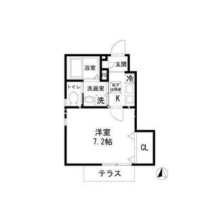 フォレスト上大岡【1階】の間取り