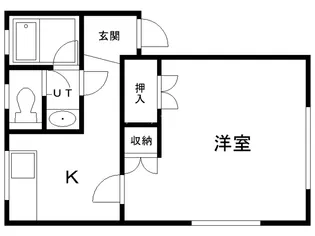 秀和レジデンス山下【1階】の間取り