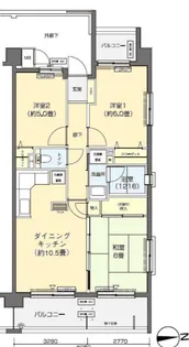 フロール横浜入江町第1【2階】の間取り