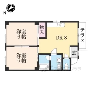 ヴィラコスモス【2階】の間取り