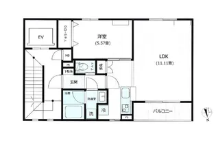 Musica Flora【2階】の間取り