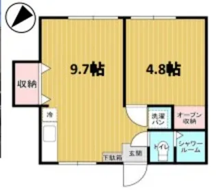 ミサワハイツ【1階】の間取り