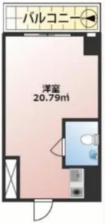 高田馬場ダイカンプラザ【4階】の間取り