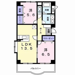 アルトヴァスト【4階】の間取り
