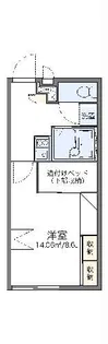 レオパレストレド【2階】の間取り