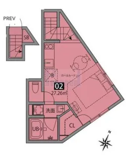 駒込テラス【2階】の間取り
