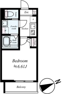 GRADUS京成大久保【2階】の間取り
