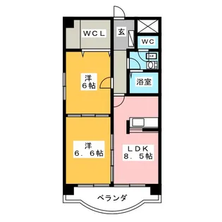 グリーントマト【4階】の間取り