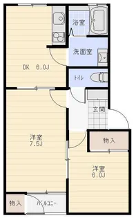 たんぽぽ15号館【1階】の間取り