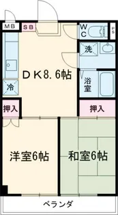 リベルテ2【3階】の間取り