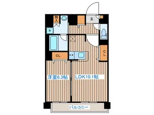 マルドミ向山【4階】の間取り