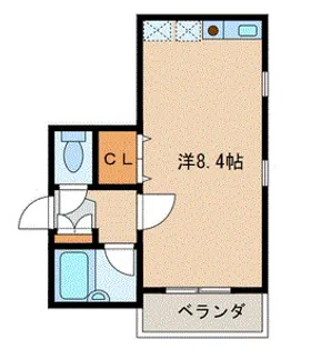 グランシャレー千束【1階】の間取り