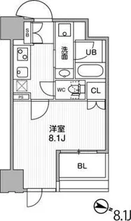 東神田テラスレジデンス【6階】の間取り