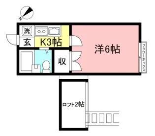 和光ハイツ【1階】の間取り