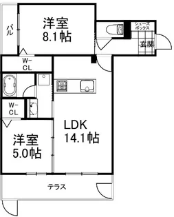 ShaMaisonFelicia【1階】の間取り
