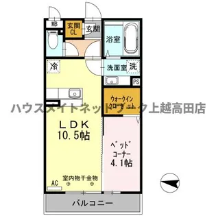 グランコンフォート C【3階】の間取り