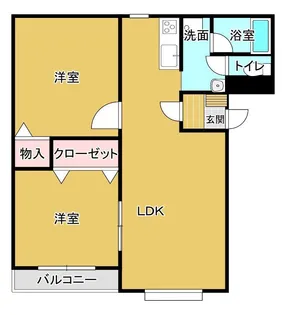 ベルシャルマン I【1階】の間取り