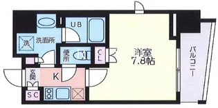 サンイング飯田橋【8階】の間取り