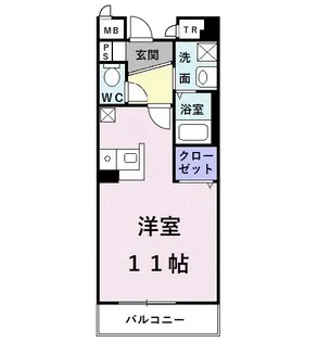 ノールヴィクトワール【2階】の間取り