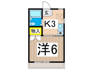 第一アナップソバ弘治【2階】の間取り