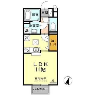 アーバンハウス【1階】の間取り