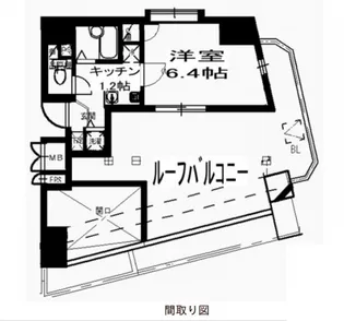 KDXレジデンス元浅草【13階】の間取り