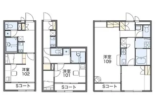 レオパレスさくらc【2階】の間取り