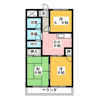 ブライト本郷【3階】の間取り