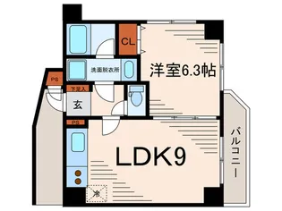 ティ-リ-フ横浜モデルノの間取り