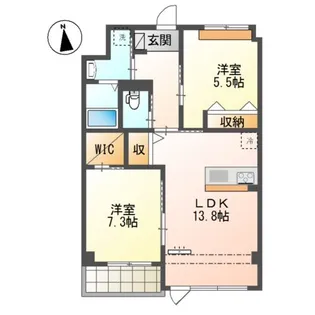 Grand Bell Malle【3階】の間取り