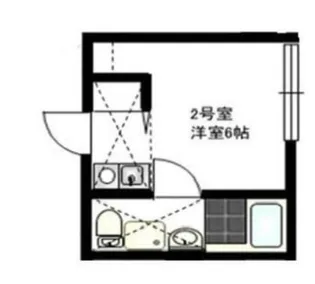 サンライズパーク山手【2階】の間取り