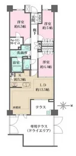 ザ・パークハウス市谷加賀町レジデンスの間取り