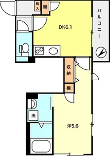 ベルクール石神井公園【2階】の間取り