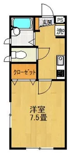 ソフィア世田谷【1階】の間取り