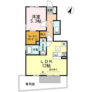 アルフォート【1階】の間取り