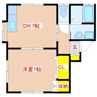 センチュリー寺山【1階】の間取り