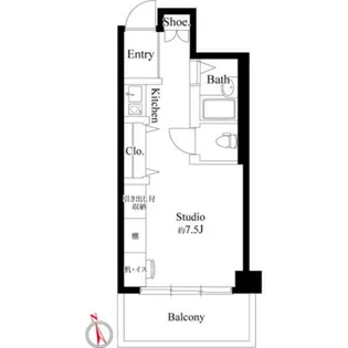 クレセントコート川崎【3階】の間取り