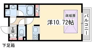 インザグレイス東三国【8階】の間取り