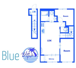 ヌーヴェルテールA【2階】の間取り