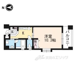 アスヴェル京都東山五条【3階】の間取り