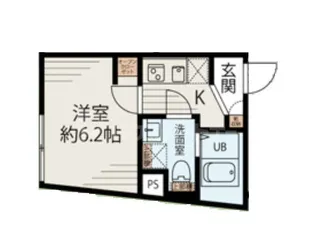 メゾンアッシュ大山【4階】の間取り