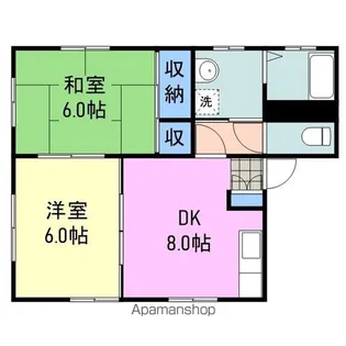 サンシティーS【1階】の間取り