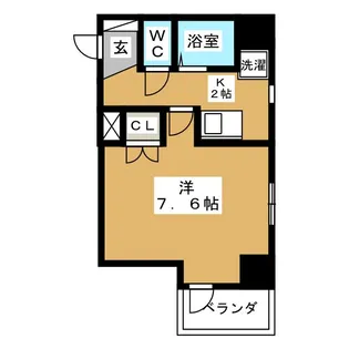 プロビデンス東新町【4階】の間取り