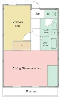 Uコート【1階】の間取り