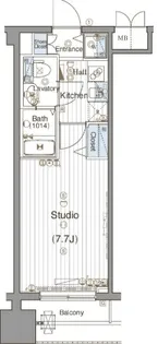 グランド・ガーラ神田【10階】の間取り