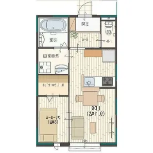 アスリス【1階】の間取り