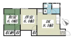 新葉ラピス南柏【1階】の間取り