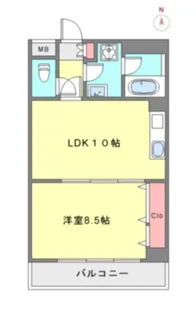 ジャルダンド駒込【3階】の間取り