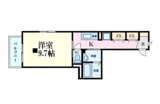 オークランドヒルズ仁保南【3階】の間取り