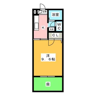 メゾンアリュール【1階】の間取り